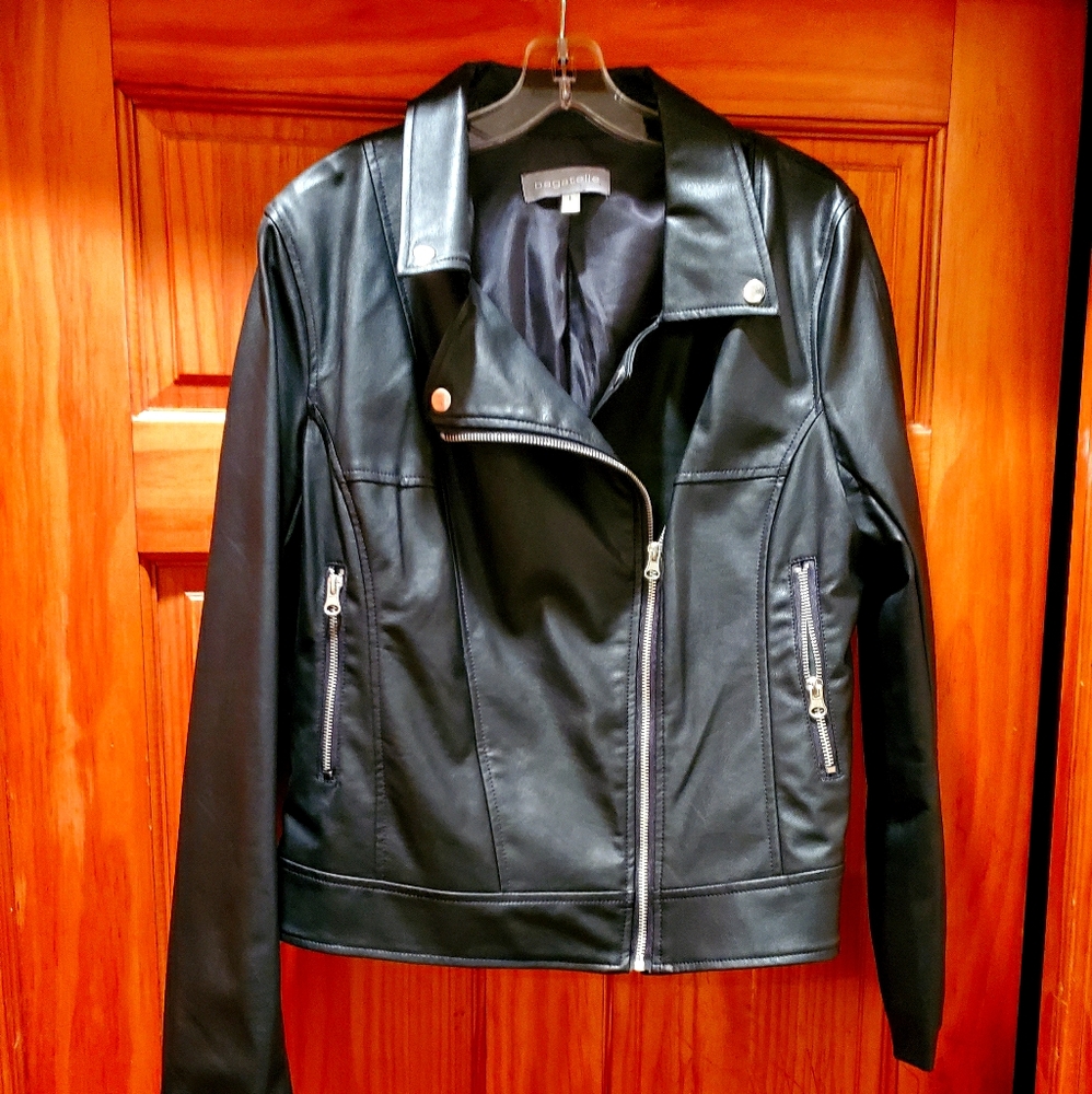 Bagatelle Faux Leather Jacket Size L
